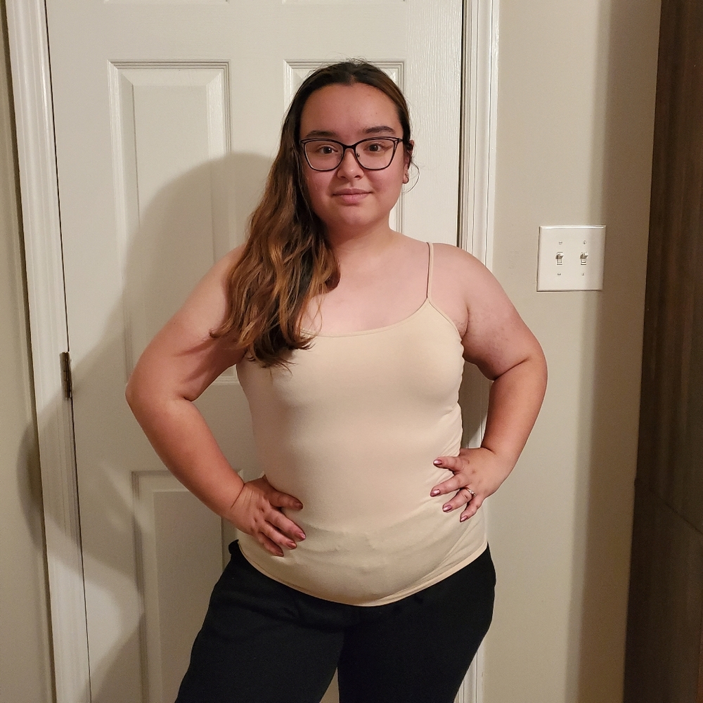 Cream tank top